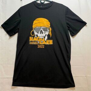 Hagg Lake Oregon 2022 Triathlon shirt mens medium short sleeve runner black